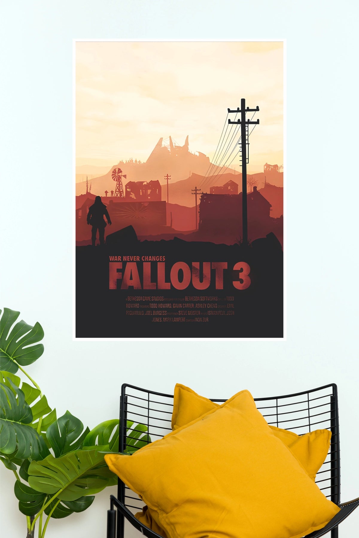 Fallout 3 Poster | Post-Apocalyptic Gaming Wall Art (Game Poster)