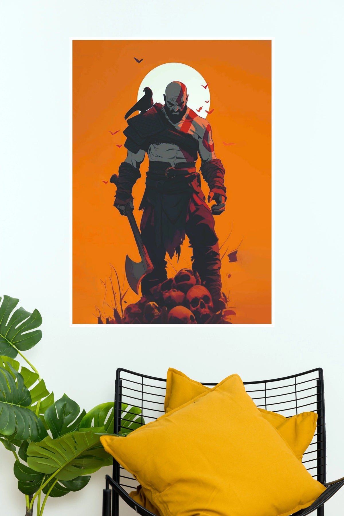 God of War Ragnarök Kratos Poster | Gaming Wall Art (Game Poster)