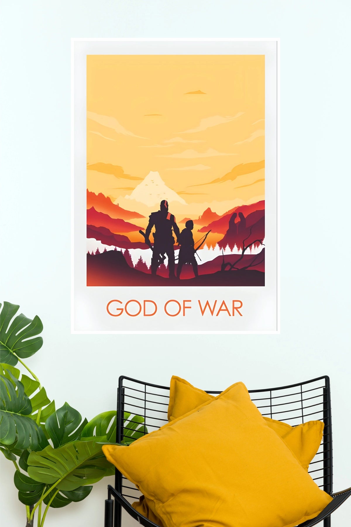 God of War Kratos & Atreus Journey Poster | Gaming Wall Art (Game Poster)