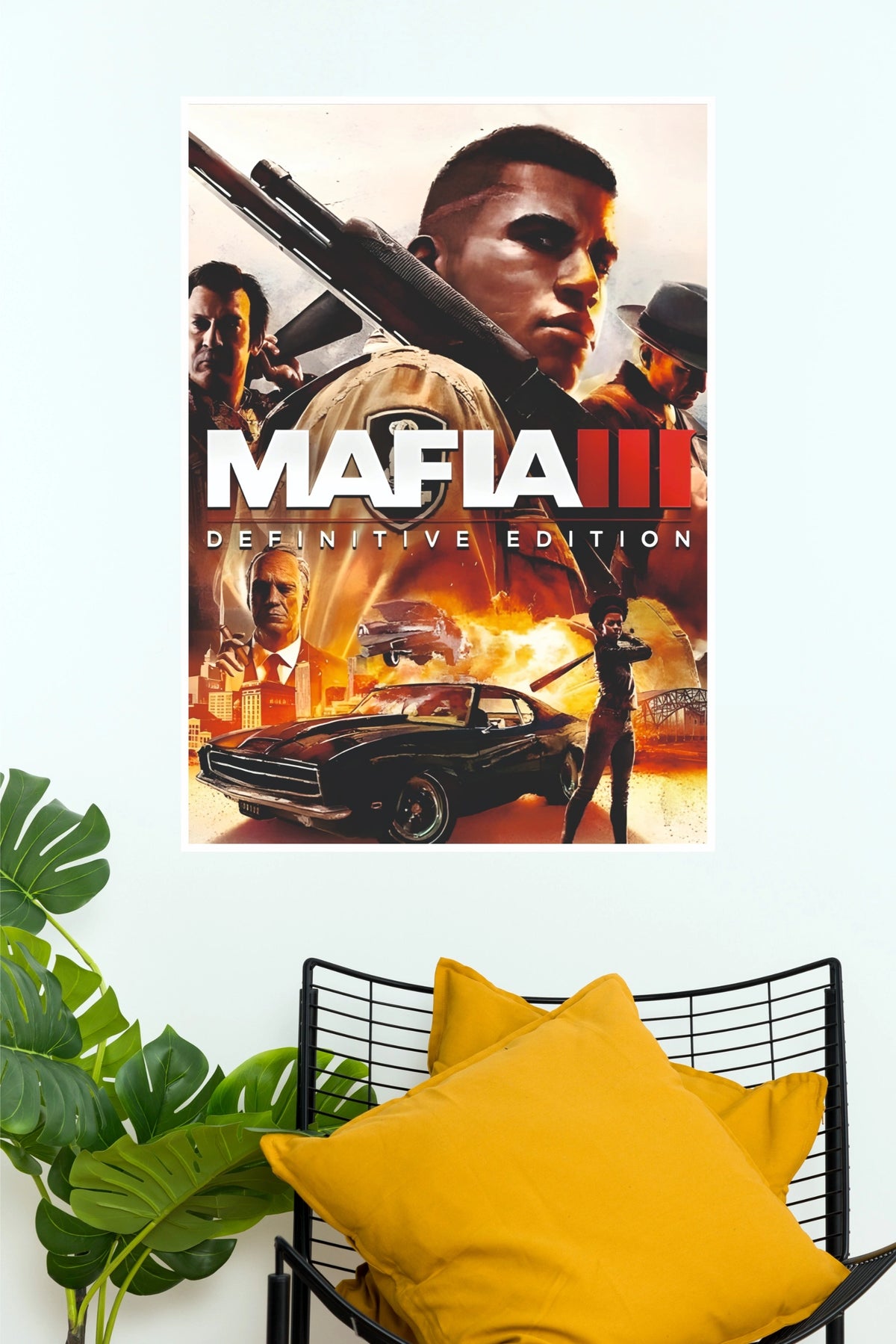 Mafia III Definitive Edition Poster | Lincoln Clay Gaming Wall Art (Game Poster)