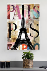 Paris France Collage Poster | CIty Posters