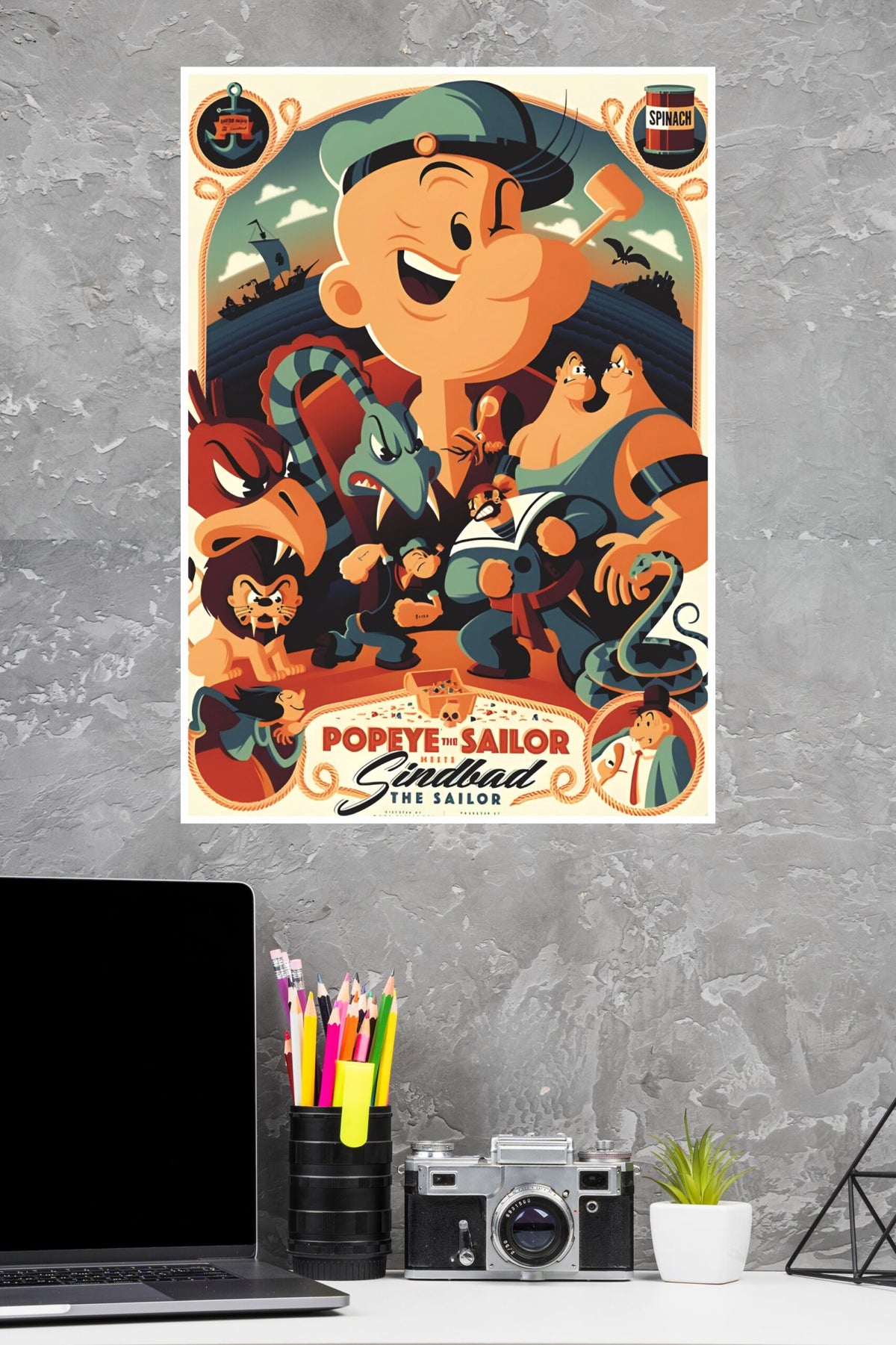 Popeye the Sailor Man Poster | Animated Movie Posters