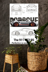 Porsche 911 Gt3 Cars & Bikes Poster | Cars Posters