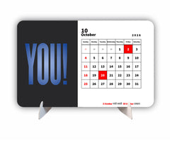 Positive Lines Premium Table Desk Calendar