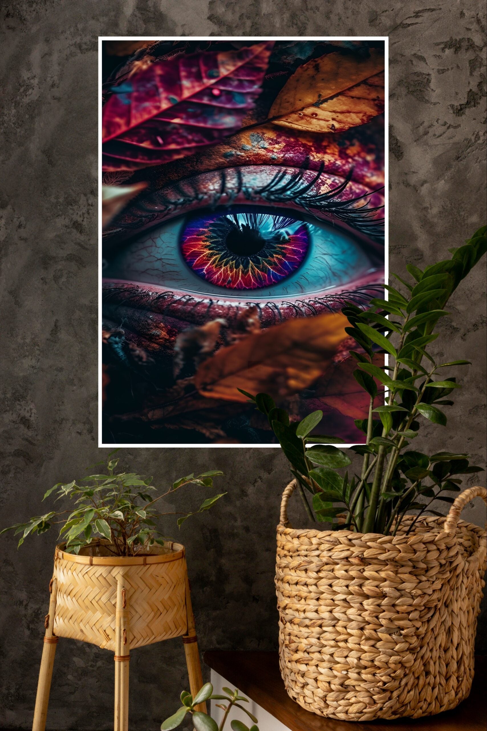 Purple Eye Wall Poster | Eyes Posters