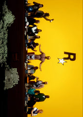 Rockstar Games Last Supper Parody Poster | GTA & Red Dead Redemption Characters Wall Art (Game Poster)