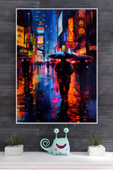 Rain With An Umbrella Poster | Art Posters