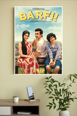 Ranbir Kapoor, Priyanka Chopra, ileana d'cruz Barfi Movie Poster | Bollywood Posters