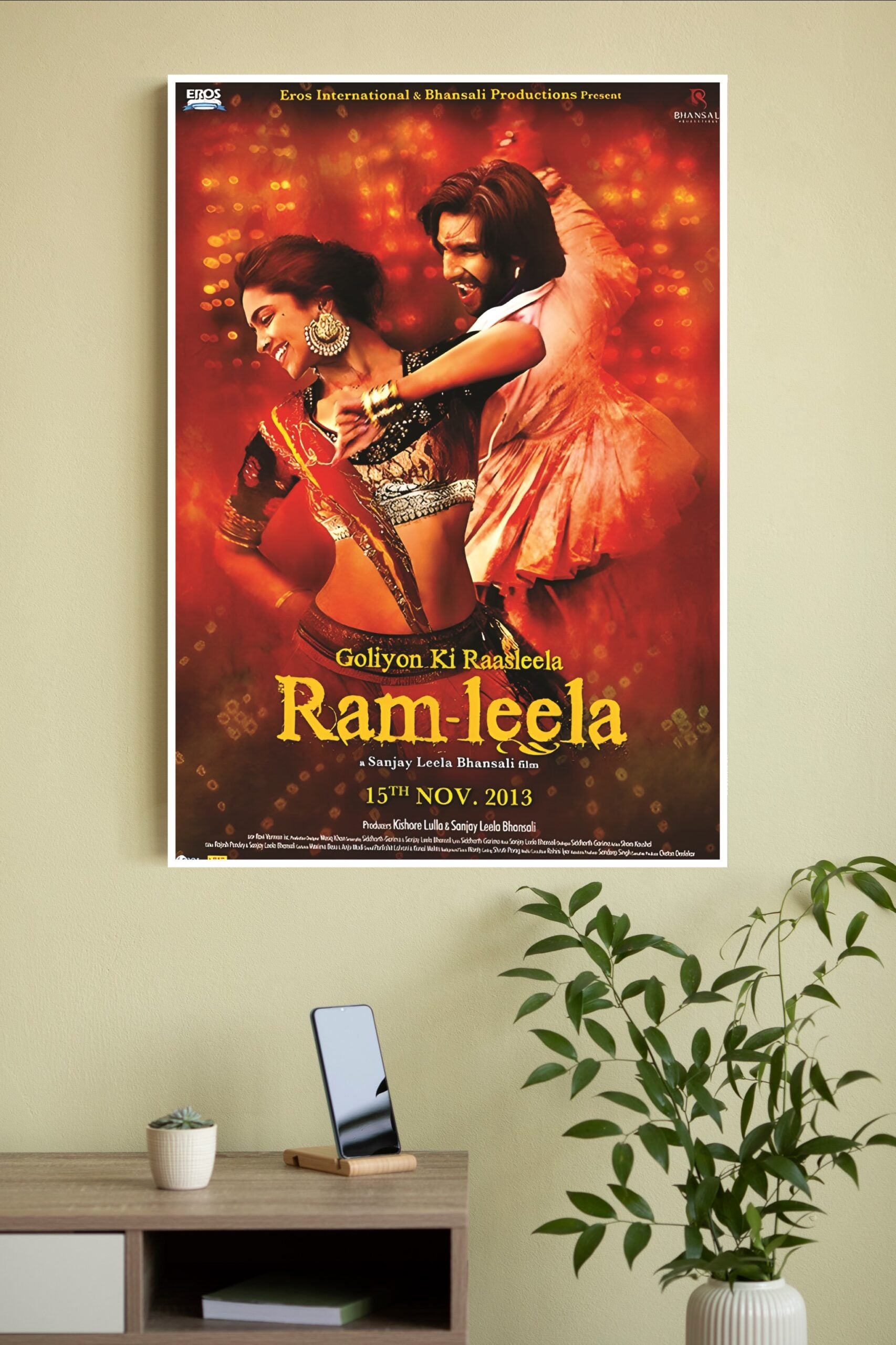 Ranveer Singh, Deepika Padukone Ram Leela Movie Poster Bollywood Posters