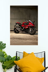 Red BMW S 1000 RR Poster | Bike Posters