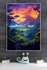 Retro Design Nature Poster | Art Posters