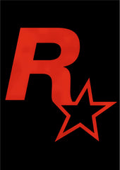 Rockstar Games Logo Poster | Gaming Wall Art (Game Poster)