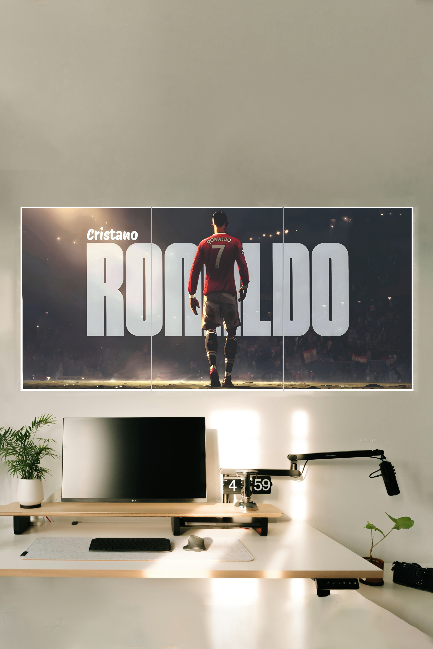 Ronaldo Poster  3 Split Poster