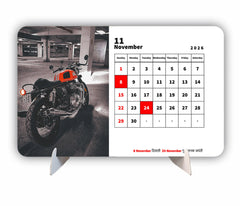 Royal Enfield Interceptor 650 Premium Table Desk Calendar