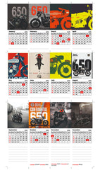 Royal Enfield Interceptor 650 Premium Table Desk Calendar