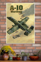 A-10 WarthogKen Neubeck Poster | Fighter Plane Posters