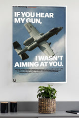 A-10 Warthog Poster | Fighter Plane Posters