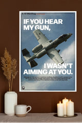 A-10 Warthog Poster | Fighter Plane Posters