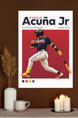 Acuna Jr Poster | Baseball Posters