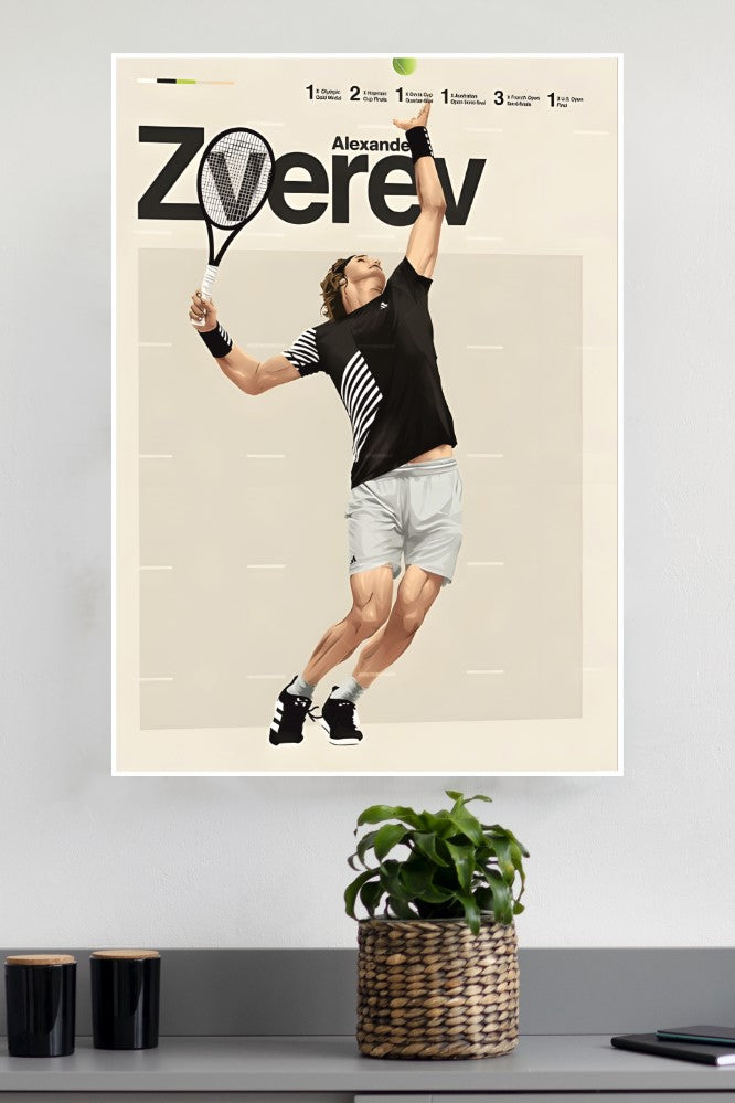 Alexander Zverev Poster | Tennis Champions Posters