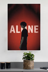 Alone Poster | Gym and Motivational Quotes Posters