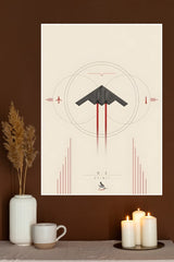 2 Spirit Poster | Fighter Plane Posters