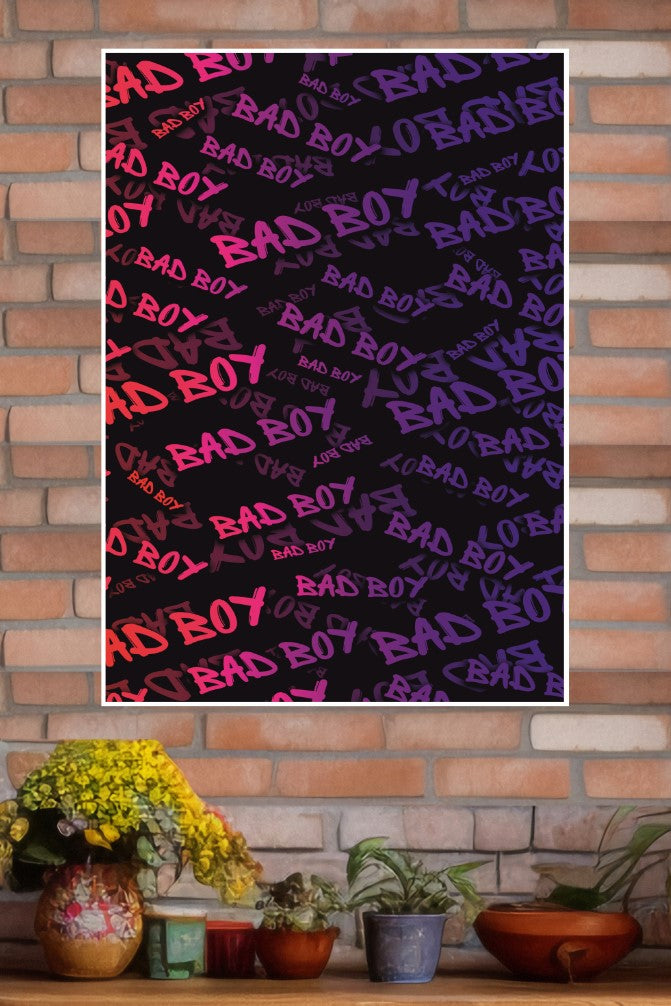 Bad Boy Poster | Gym and Motivational Quotes Posters