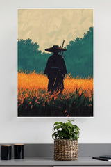Blades of Autumn Poster | Samurai Warrior Poster