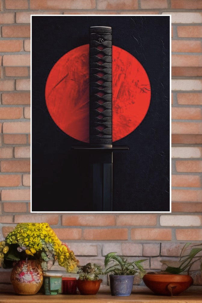 Blood Sun Poster | Samurai Warrior Poster