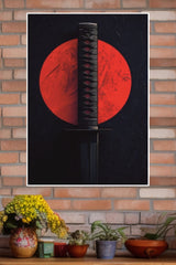 Blood Sun Poster | Samurai Warrior Poster