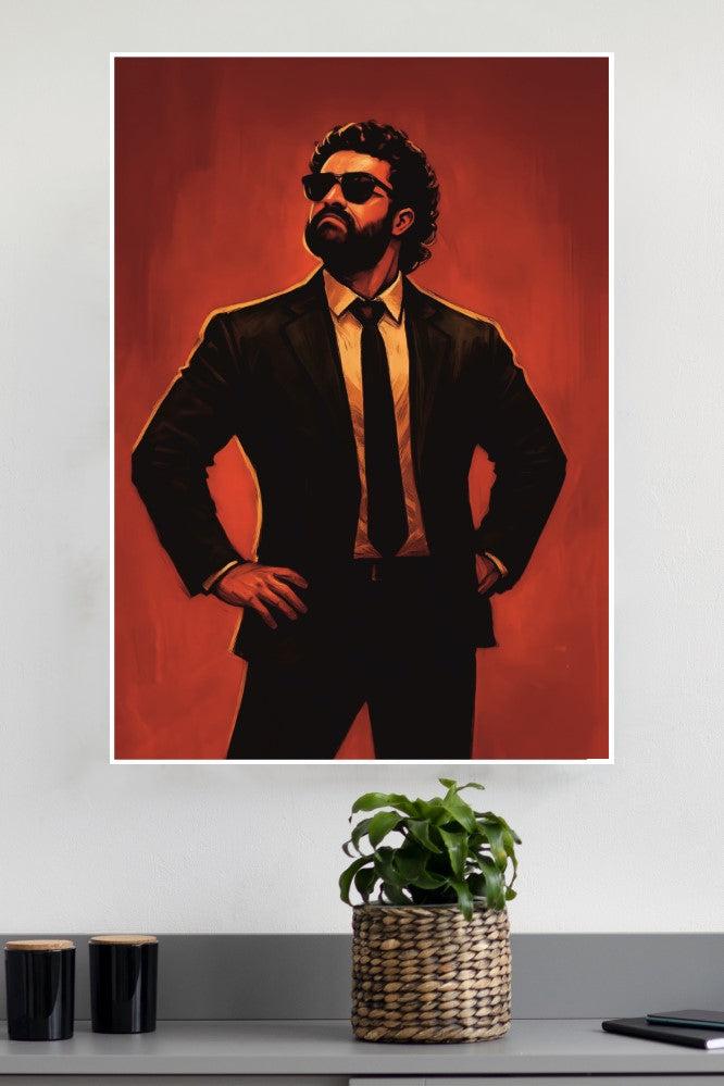 Boss NTR Attitude Wall Poster | Tollywood Movies Posters