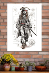 Captain Jack Sparrow Poster | Hollywood Movies Posters