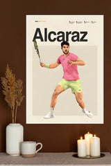 Carlos Alcaraz Poster | Tennis Champions Posters