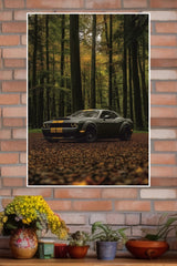 DODGE CHALLENGERSRTHELLCAT Car Poster | Cars Posters