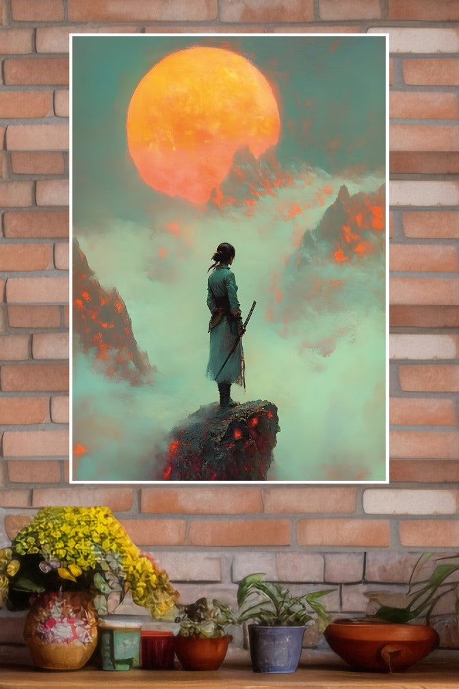 Daughter of the Dawn Poster | Samurai Warrior Poster