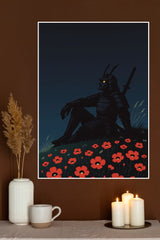 Death Before Dishonor Poster | Samurai Warrior Poster
