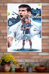 Djokovic Poster | Tennis Champions Posters