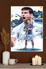 Djokovic Poster | Tennis Champions Posters
