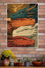 Dragon Art Poster | Animal Posters