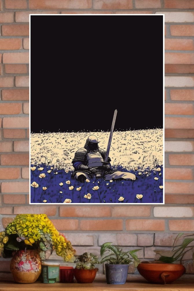 Echoes of Discipline Poster | Samurai Warrior Poster
