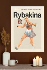 Elena Rybakina Poster | Tennis Champions Posters