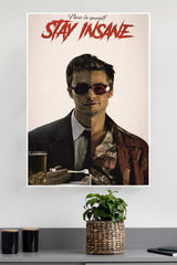 FIGHT CLUB Stay Insane Poster | Hollywood Movies Posters