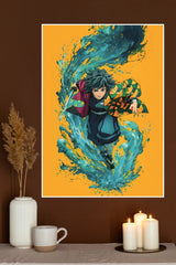 Giyu Tomioka From Demon Slayer Poster | Anime Posters