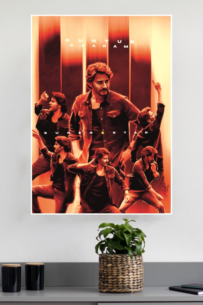 Guntur Kaaram Super star Mahesh Babu Poster | Tollywood Movies Posters