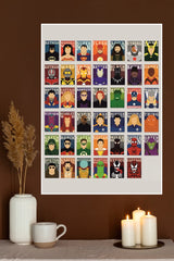 Heroes in Minimal Poster | Superhero Posters