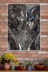 Iron Man & Captain America Stand off Poster | Hollywood Movies Posters