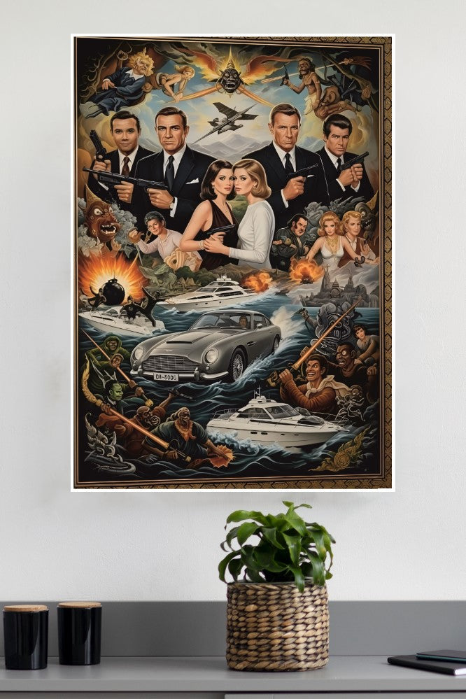 JAMES BOND 007 License of Legends Poster | Hollywood Movies Posters