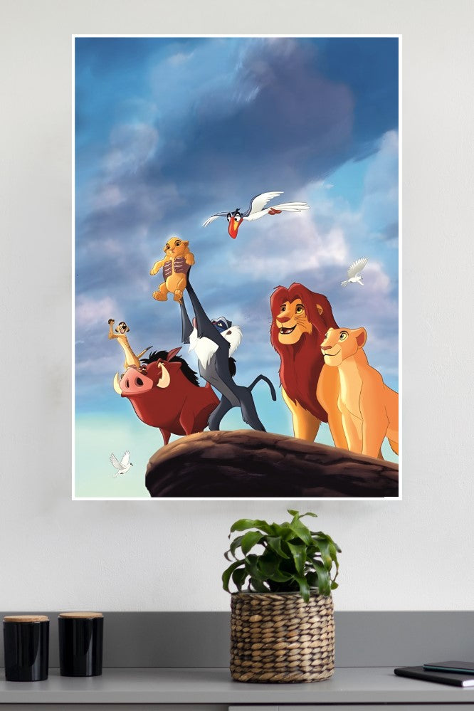 Journey of Destiny the lion king Poster | Animated Movie Posters