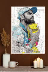 King Virat Kohli Poster | Cricketers Posters