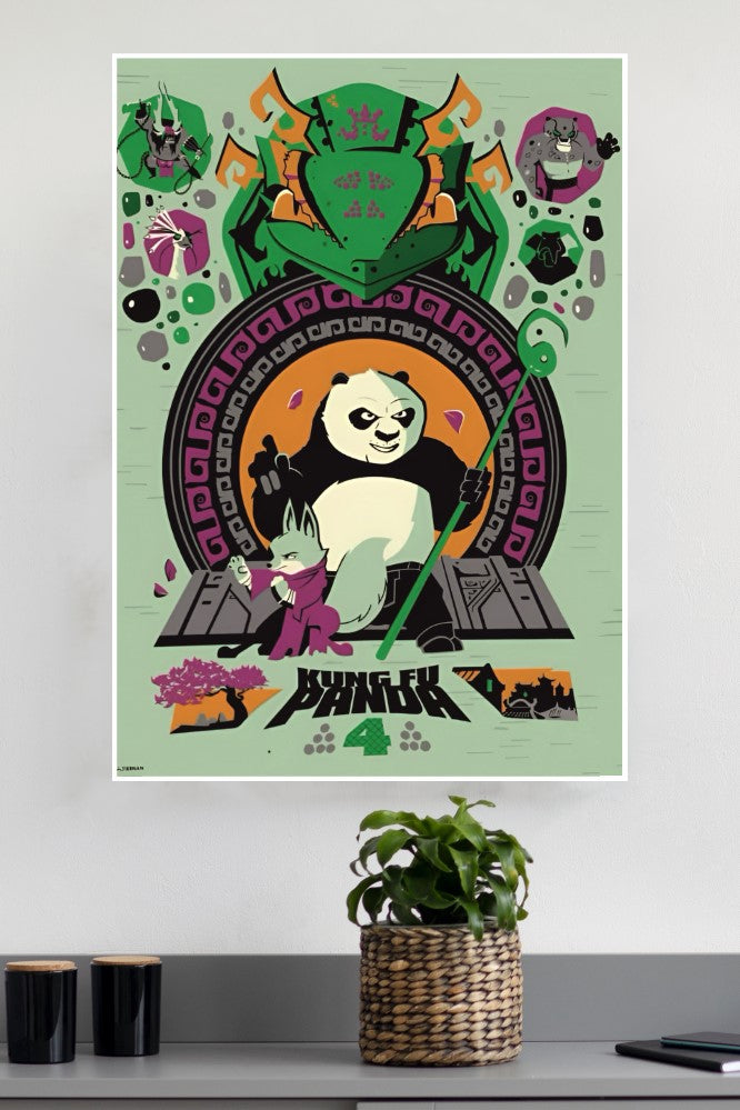 Kung Fu Panda 4 Poster | Animated Movie Posters